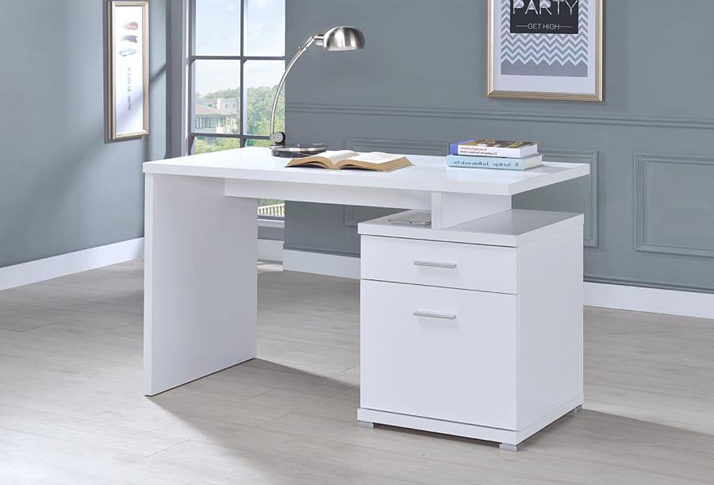 terrence collection 800108 white office desk