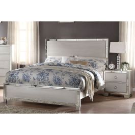 Dria Platinum Finish Bedroom Furniture