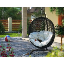 encase swing outdoor patio lounge chair