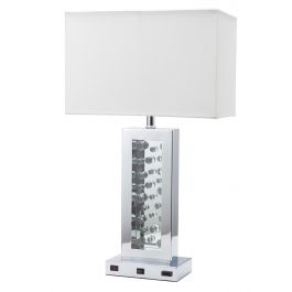 Maria Mirrored Table Lamp