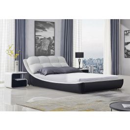 Santuzza Modern Leather Bed