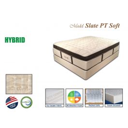 Slate Pillow Top Pocket Coil Mattress