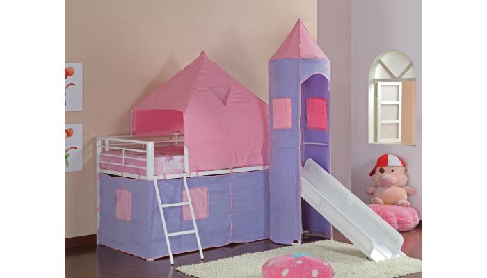 castle bunk bed with slide