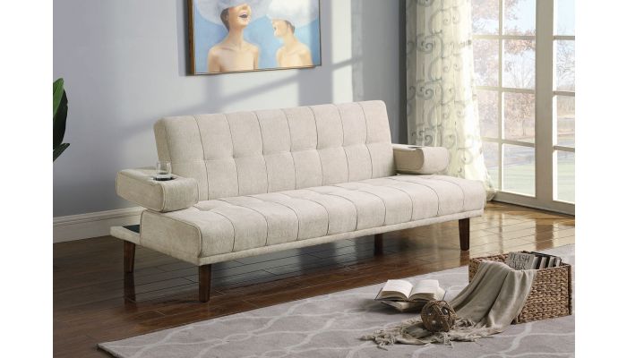 futon with fold down arms