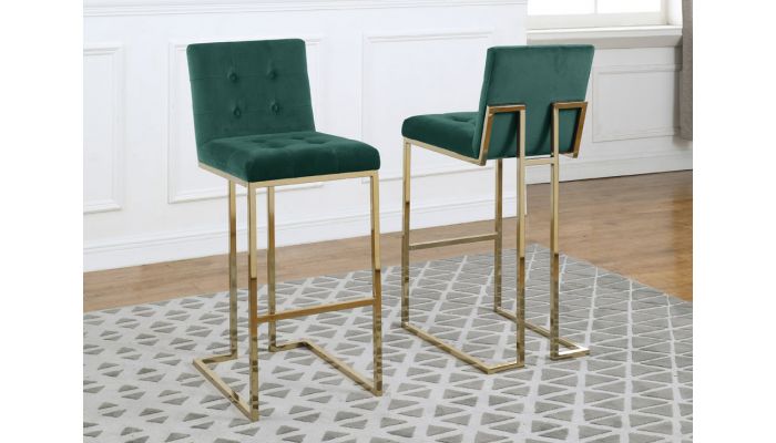 green counter chairs