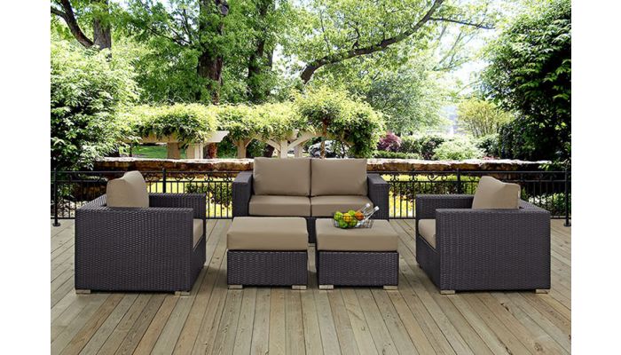 Convene Outdoor 5 Piece Sofa Set