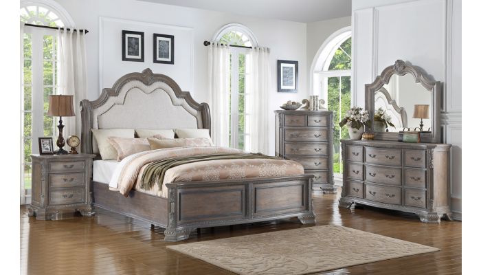 Davina Traditional Sleigh Bed Collection