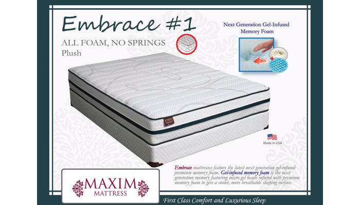 embrace memory foam mattress