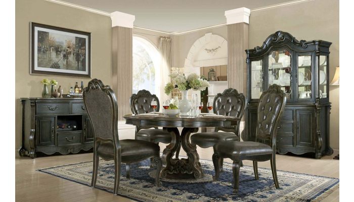 gothic kitchen table and chairs