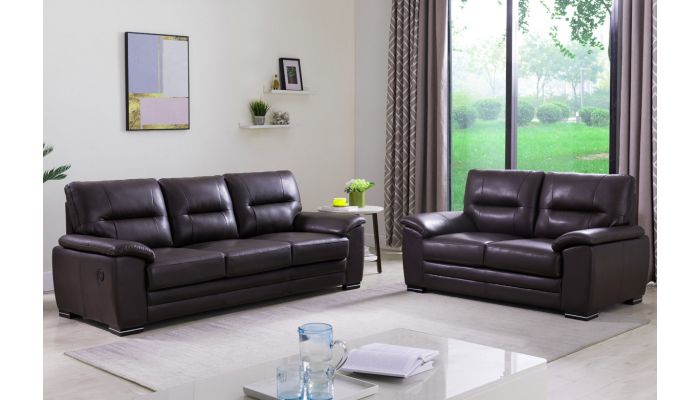 hartford leather sofa set
