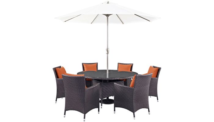 rattan grey garden table and chairs