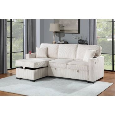 Amie Sectional Sleeper With Storage