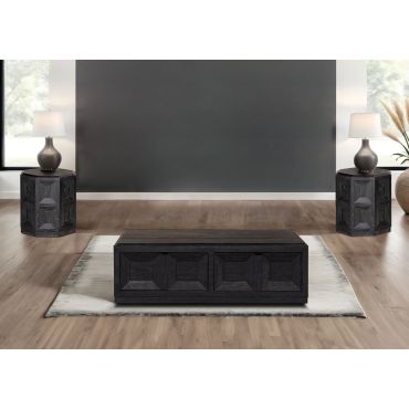 Aristocrat Weathered Black Coffee Table