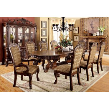 Armand Traditional Style Formal Dining Table Set