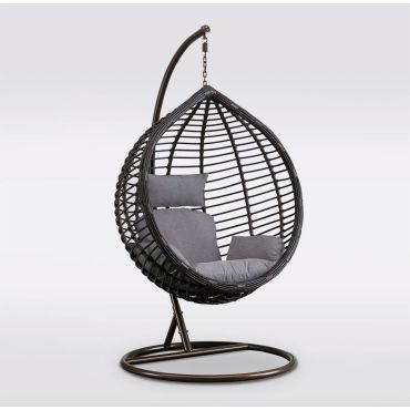 Audra Grey Outdoor Swing Chair