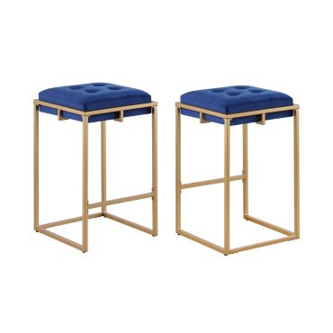 Belo Navy Blue Counter Stools