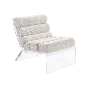 Bluffdale Ivory Boucle Accent Chair