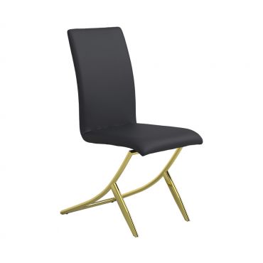 Brady Black Gold Dining Chairs