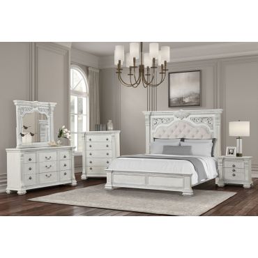 Brent Wood Traditional Style Bedroom Set