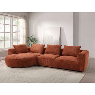 Bryant Modern Sectional With Wide Chaise