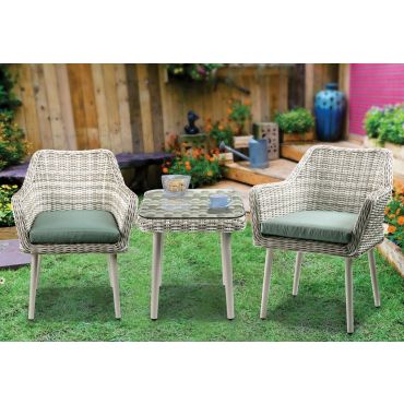 Cali 3-piece Outdoor Chair Set