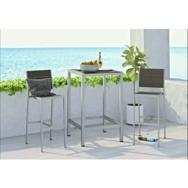 Callidora Patio 3-Piece Bar Table Set