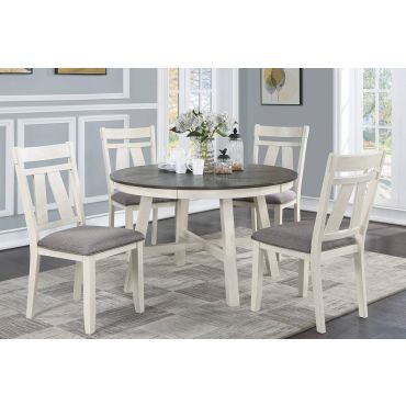 Capella 5-Piece Round Dining Table Set