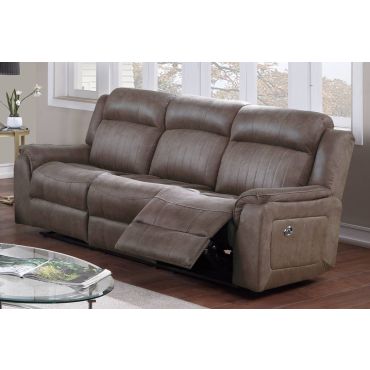 Carey Brown Power Recliner Sofa