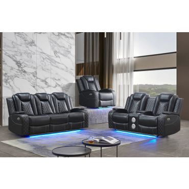 Chiron Power Recliner Sofa With LED Lights