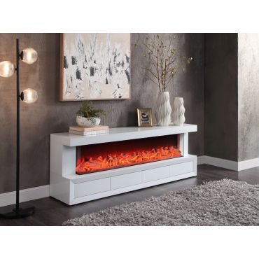 Colette TV Stand With Fireplace