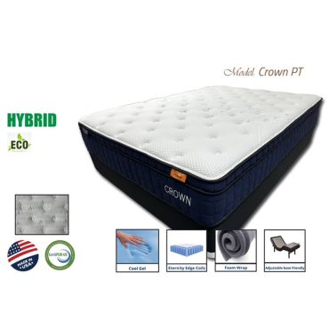 Crown Hybrid Mattress Pillow Top