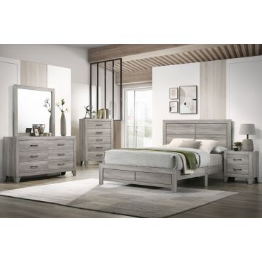 Cuna Rustic Grey Bedroom Set