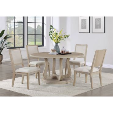 Decker Round Dining Table Set