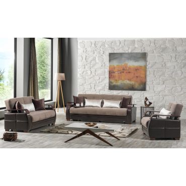 Cooper Taupe Fabric Sofa Collection