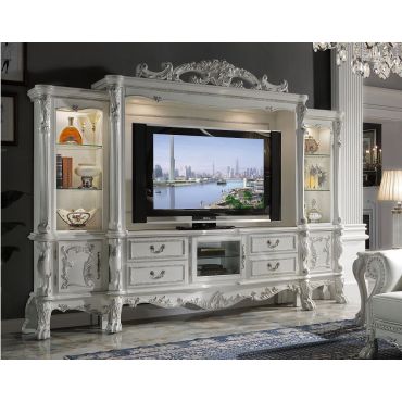 Dresden Tv Stand Bone White Finish