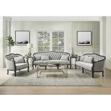 Evart French Style Sofa Set