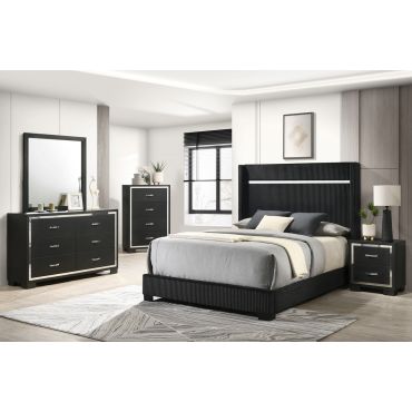 Fares Black Bedroom Set