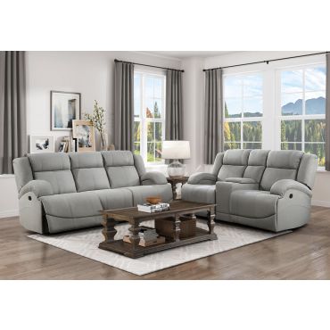 Flatbush Contemporary Recliner Sofa Set