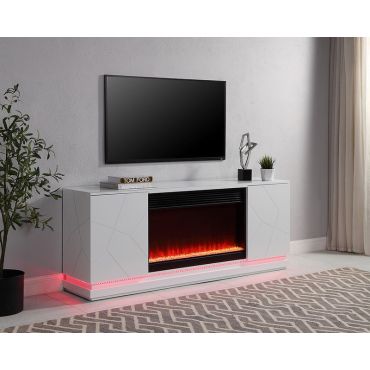 Folks TV Stand With Fireplace