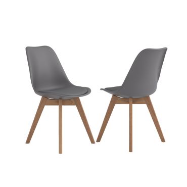 Frasier Grey Mid Century Modern Chairs