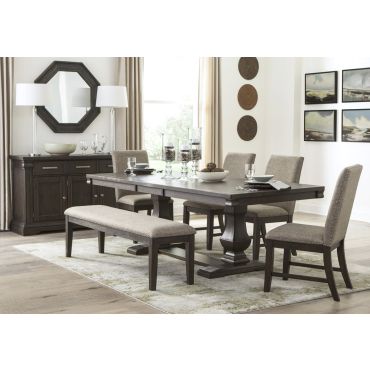 Garrison Traditional Dining Table Set