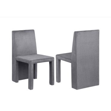 Gerrit Grey Velvet Dining Chairs