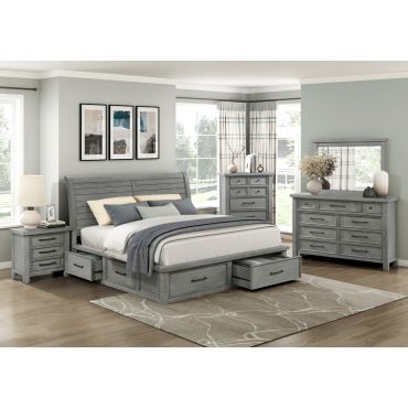 Granada Grey Finish Bedroom Set