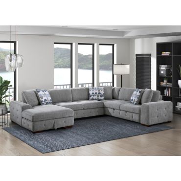 Greyson Sectional Sleeper With Storage