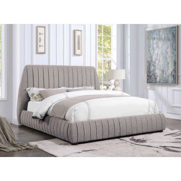 Harrison Boucle Fabric Bed