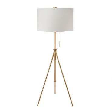 Jesy Gold Finish Vintage Tripod Floor Lamp 