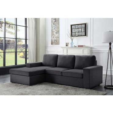 Keone Dark Grey Line Sectional