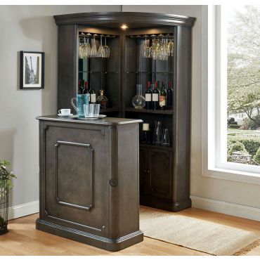 Klemen Corner Curio Bar Unit