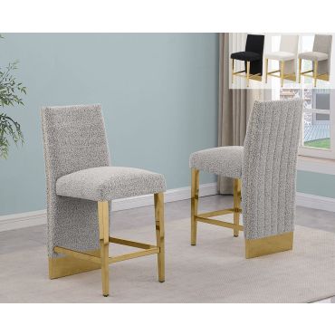 Lampton Gold Counter Height Chairs