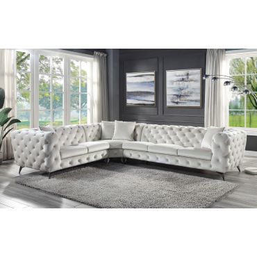 Laufen Modern Chesterfield Sectional